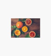 Still Life with Ripe Juicy Citrus Fruits Art Board