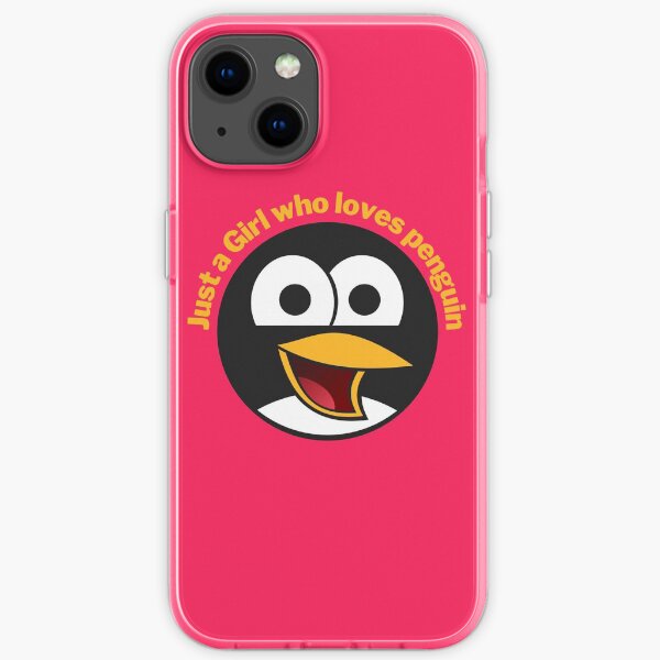 Just a Girl Who loves Penguin - Funny Penguin iPhone Soft Case