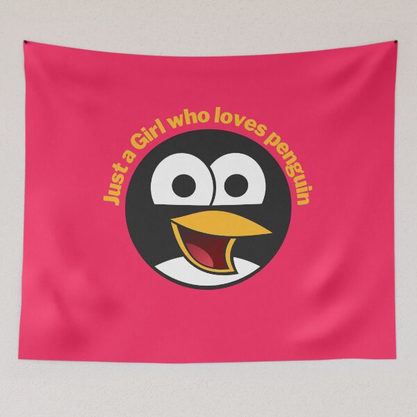 Item preview, Just a Girl Who loves Penguin - Funny Penguin designed and sold by drawing-valley.