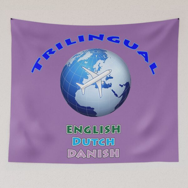 Item preview, Trilingual English Dutch Danish designed and sold by janraydesigns.