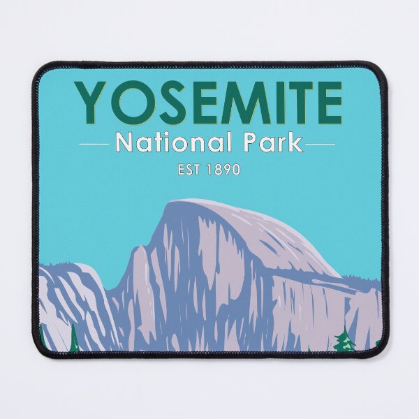 Item preview, Yosemite National Park Half Dome California Vintage designed and sold by KrisSidDesigns.