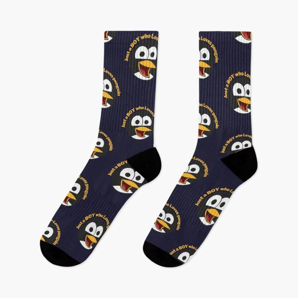 Item preview, Just a Boy Who loves Penguin - Funny Penguin designed and sold by drawing-valley.