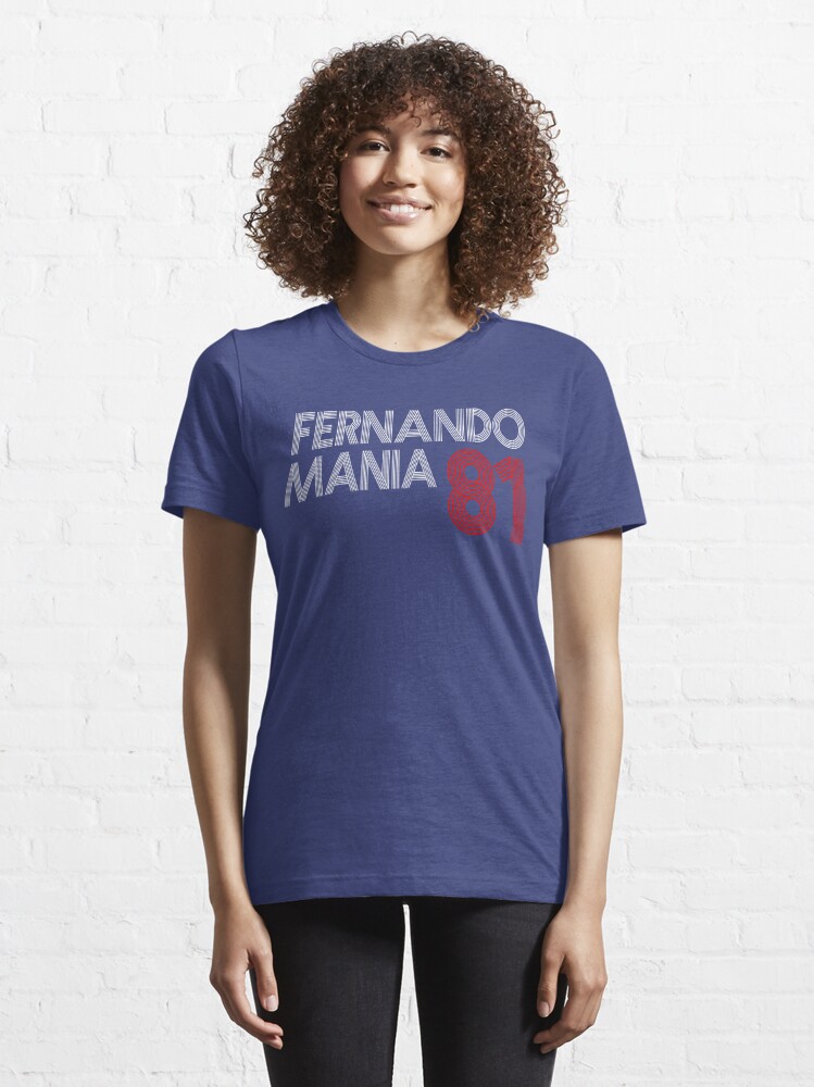 The Fernando Mania Los Angeles Baseball Vintage Fernando Valenzuela Shirt Los Angeles Essential T-Shirt | Redbubble