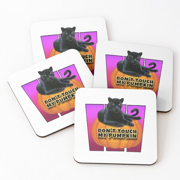 Item preview, Panther pumpkin - don’t touch my pumpkin  designed and sold by AXIOM13.