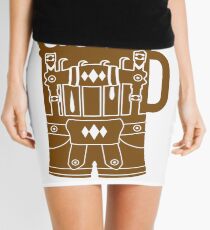 cool lederhose costume suit beer pitcher drinking drinking party celebrate drinking alcohol symbol cool shirt oktoberfest Mini Skirt