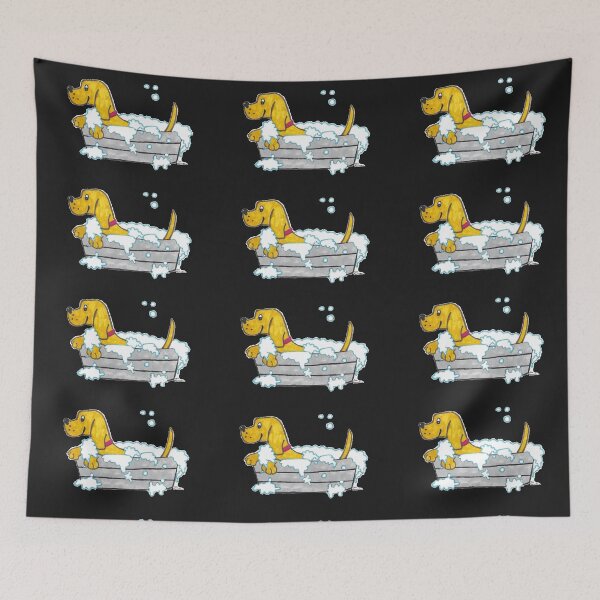 Item preview, Puppy Bath Time designed and sold by AliCatOriginals.