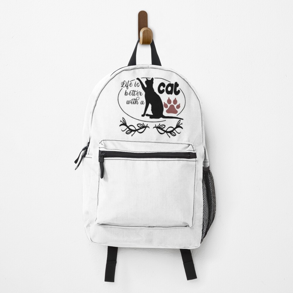 Middle finger outlet cat backpack