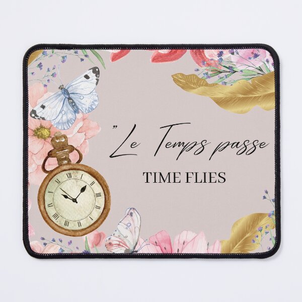 Item preview, TIME FLIES Le Temps Passe designed and sold by aubreyjacobs.