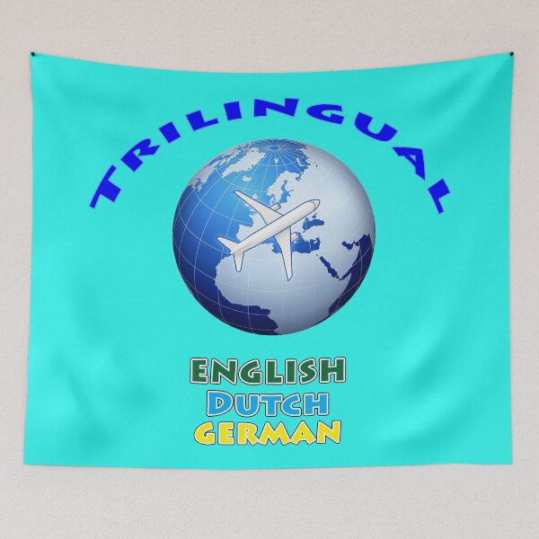 Item preview, Trilingual English Dutch German designed and sold by janraydesigns.