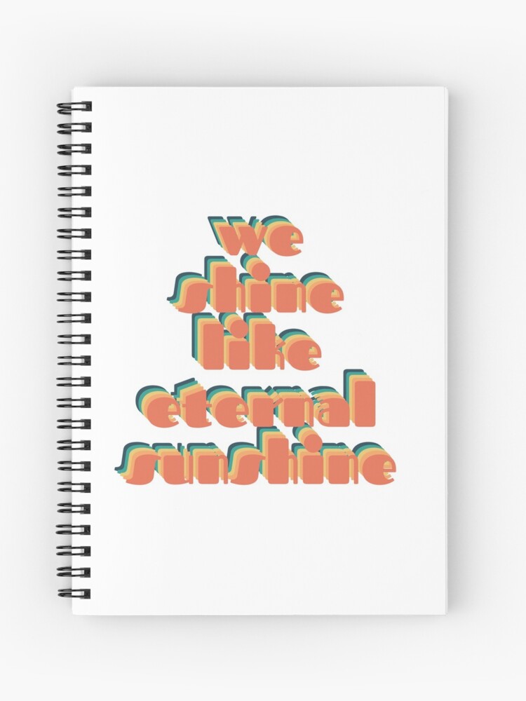 Ateez Eternal Sunshine Lyrics Ver 3 Spiral Notebook for Sale by