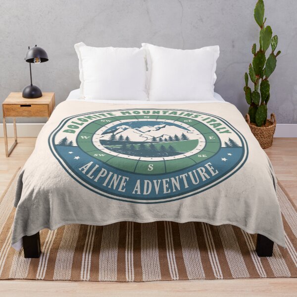 Item preview, Dolomites Italy Vintage Mountains Hiking Design designed and sold by CynthiaGraphics.
