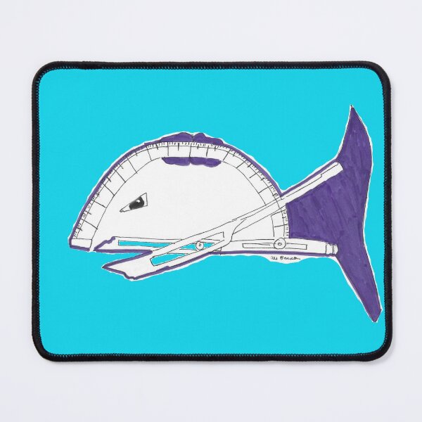 Item preview, Angler Fish Created Out of a Protractor designed and sold by AliCatOriginals.