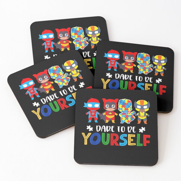 Item preview, Dare to be yourself Autism Awarenessuperheroes designed and sold by RomishiAurra.