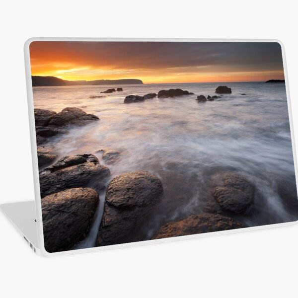 Pebble Beach Sunrise Laptop Skin