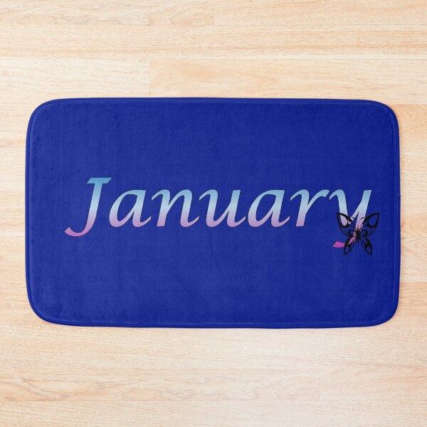 Item preview, Butterfly Silhouette on Monogram January Gradient Blue Purple designed and sold by AliCatOriginals.