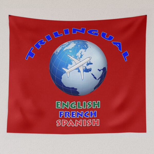 Item preview, Trilingual English French Spanish designed and sold by janraydesigns.