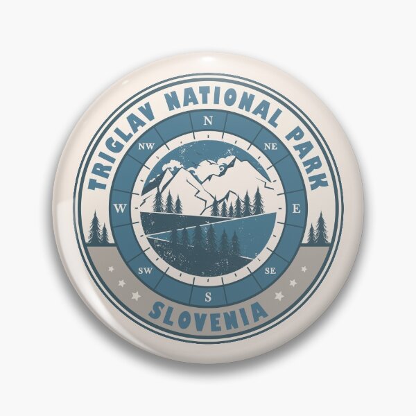 Item preview, Triglav National Park Slovenia Vintage Hiking Design designed and sold by CynthiaGraphics.