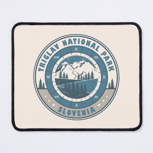 Item preview, Triglav National Park Slovenia Vintage Hiking Design designed and sold by CynthiaGraphics.
