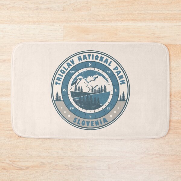 Item preview, Triglav National Park Slovenia Vintage Hiking Design designed and sold by CynthiaGraphics.