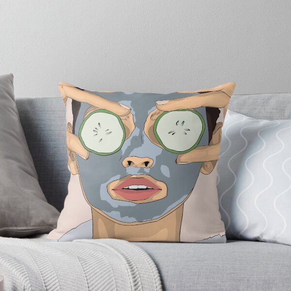 Item preview, Face Mask and Relax Illustration  designed and sold by nowayholsay.
