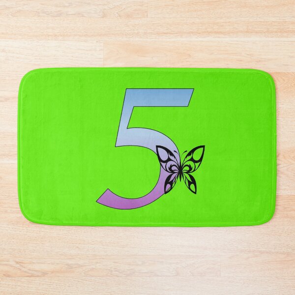 Item preview, Butterfly Silhouette on Monogram Five Gradient Blue Purple designed and sold by AliCatOriginals.