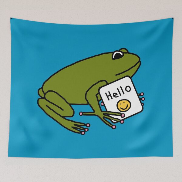 Item preview, Tree Frog Says Hello designed and sold by ellenhenry.
