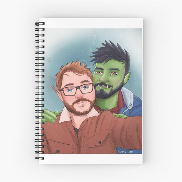 Item preview, half orc and elf couple  designed and sold by Leosketches.