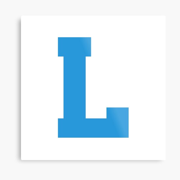 letter l wall art redbubble