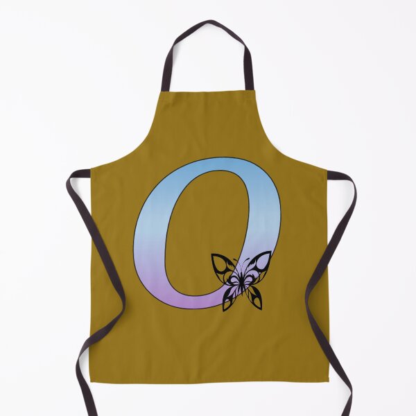 Item preview, Butterfly Silhouette on Monogram Zero Gradient Blue Purple designed and sold by AliCatOriginals.