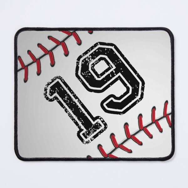 Item preview, Baseball ball number 19, nineteen  designed and sold by TheCultStuff.