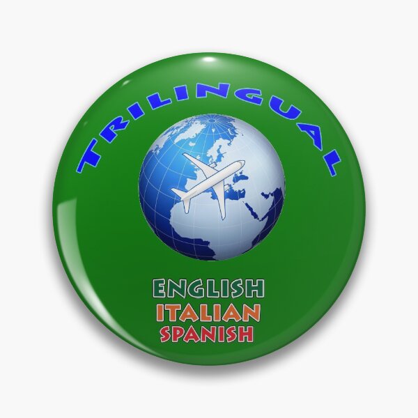 Item preview, Trilingual English Italian Spanish designed and sold by janraydesigns.