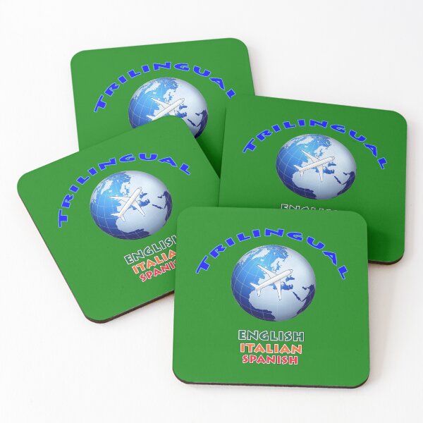 Item preview, Trilingual English Italian Spanish designed and sold by janraydesigns.