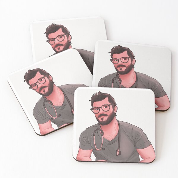 Item preview, sexy bearded doc  designed and sold by Leosketches.