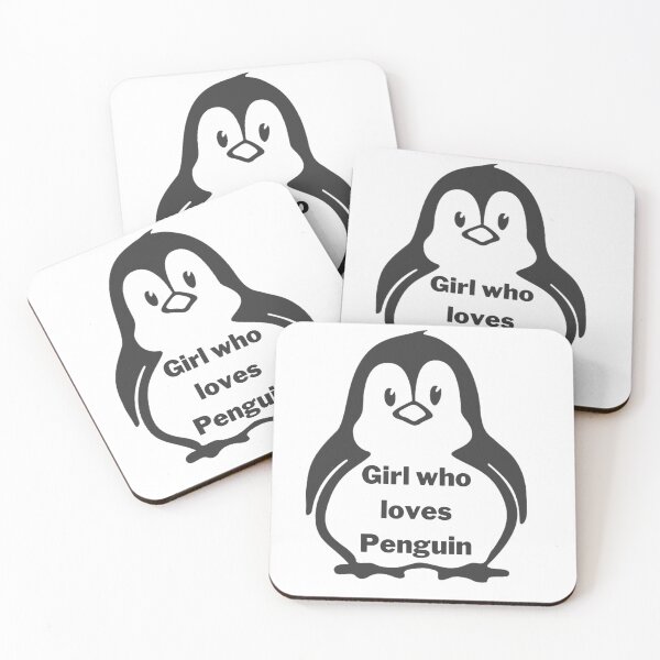 Item preview, Girl Who loves Penguin - Funny Penguin designed and sold by drawing-valley.