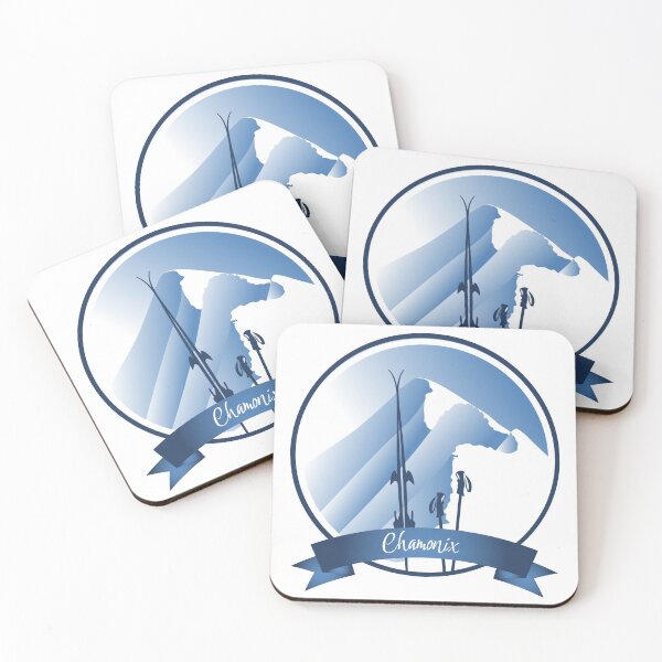 Item preview, Chamonix Alps ski leewarddesign designed and sold by leewarddesign.