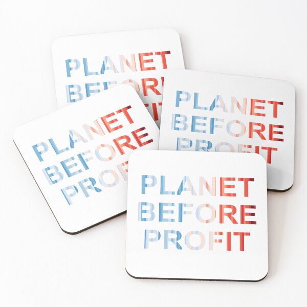 Item preview, Planet before profit - climate change designed and sold by -Holy-Chicken-.