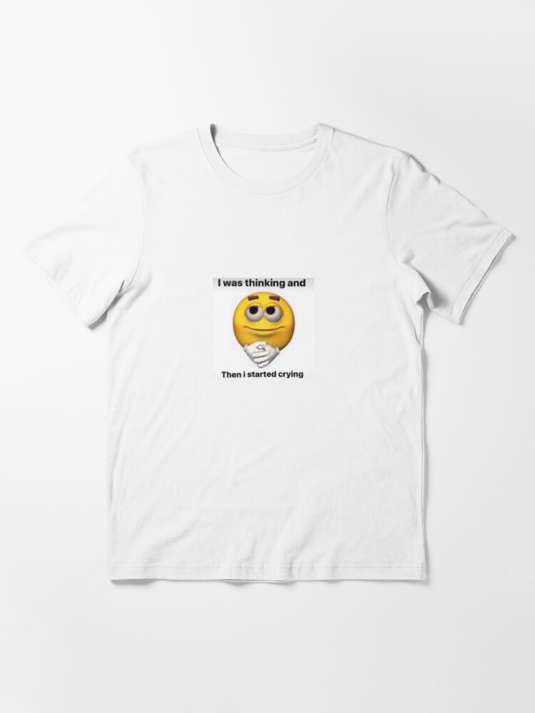 Emoji Meme Thinking Sticker for Sale by beccaamac