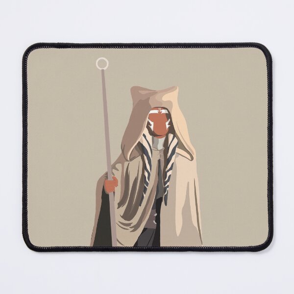 Vista previa del artículo con la obra «Ahsoka encapuchada», diseñado y vendido por gofundme.