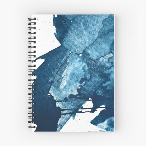 Item preview, Minimal Blue and White Abstract Piece by Alyssa Hamilton Art  designed and sold by Alyssa Hamilton Art.