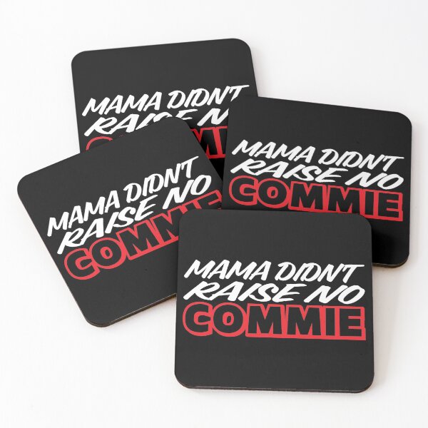 Item preview, Mama Didn't Raise No Commie (white coffee) designed and sold by 223 Digital Art.