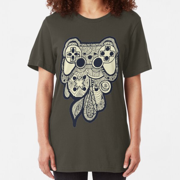 Games Console Slim Fit T-Shirt
