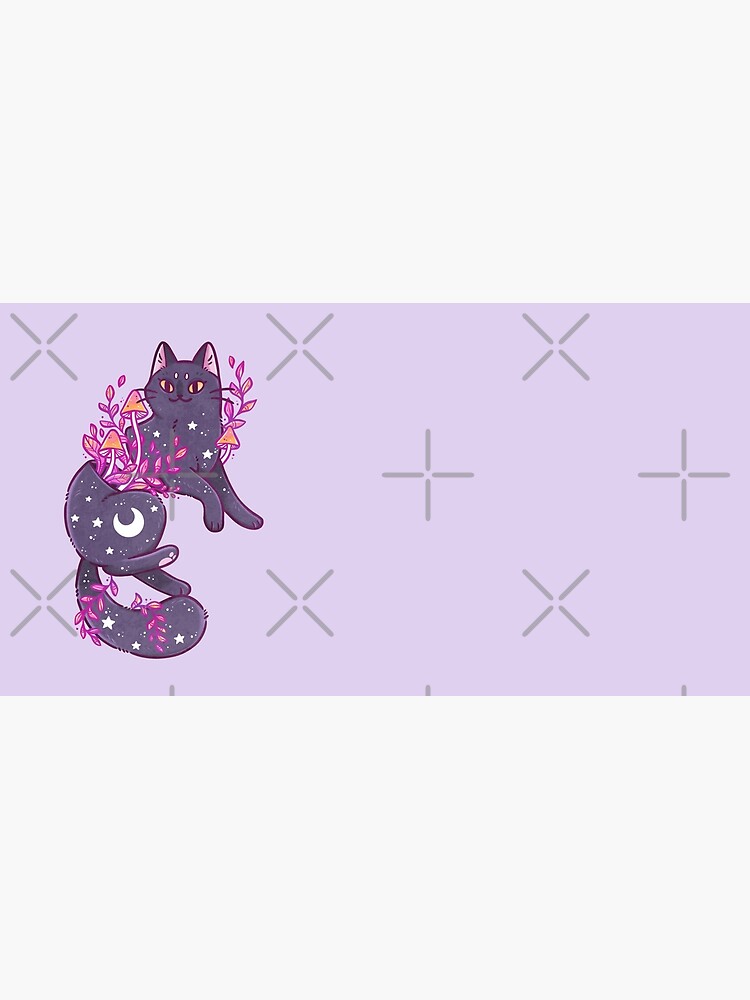 Aperçu 5 sur 5. Tapis de souris avec l'œuvre Nature Intérieure Violet créée et vendue par kattvalk.