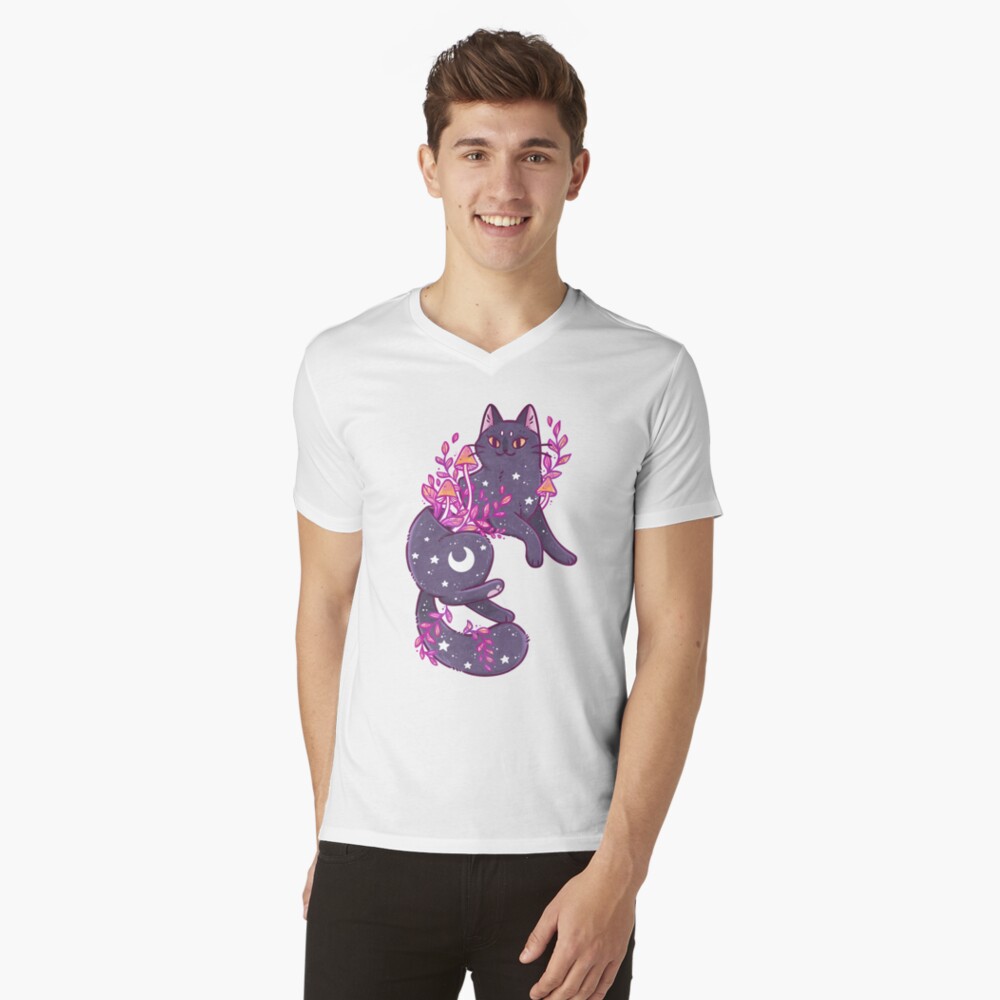 Aperçu de l'œuvre T-shirt col V créée et vendue par kattvalk.