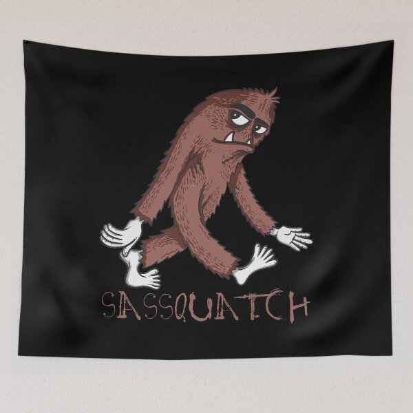 Item preview, Sassquatch - Badass With An Attitude To Match designed and sold by crazycollective.