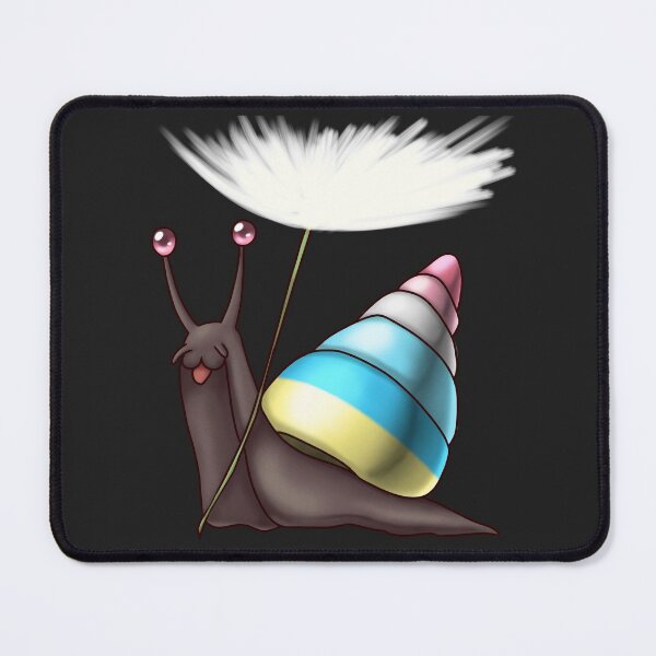Item preview, Genderflux Pride Snail with Dandelion Seed designed and sold by PrideSnails.