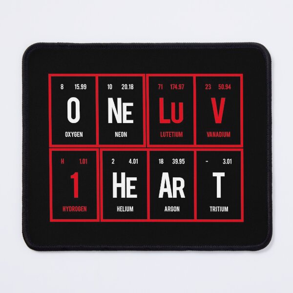 Item preview, One Love One Heart - Periodic Table of Elements designed and sold by Distrowlinc.