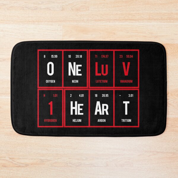 Item preview, One Love One Heart - Periodic Table of Elements designed and sold by Distrowlinc.