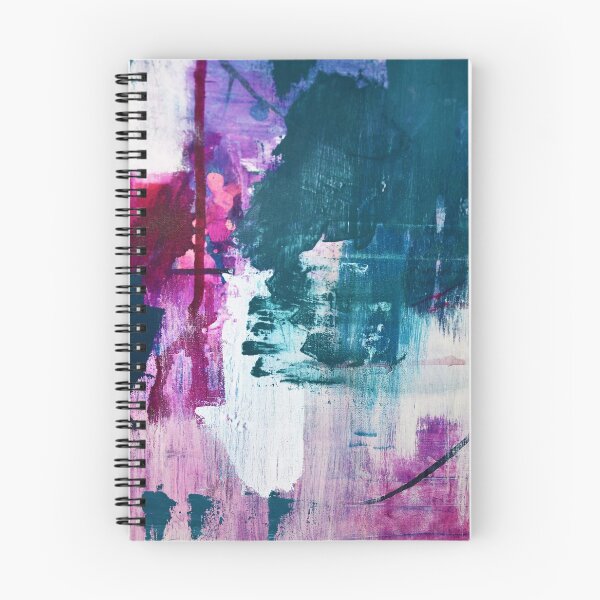 Item preview, Complejidad: una pieza abstracta vibrante en verde azulado púrpura y blanco por Alyssa Hamilton Art designed and sold by Alyssa Hamilton Art.