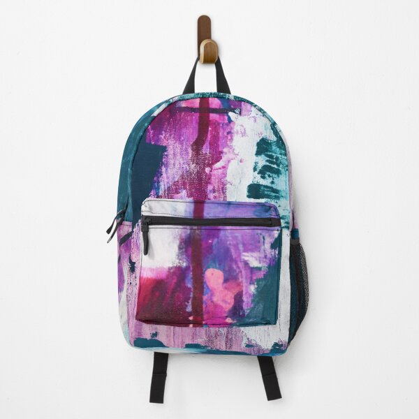 Item preview, Complexity: A vibrant abstract piece in purple teal and white by Alyssa Hamilton Art designed and sold by Alyssa Hamilton Art.