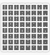 I Ching hexagrams Sticker